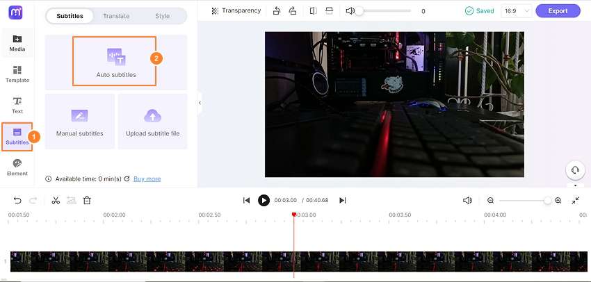 open auto subtitle tool