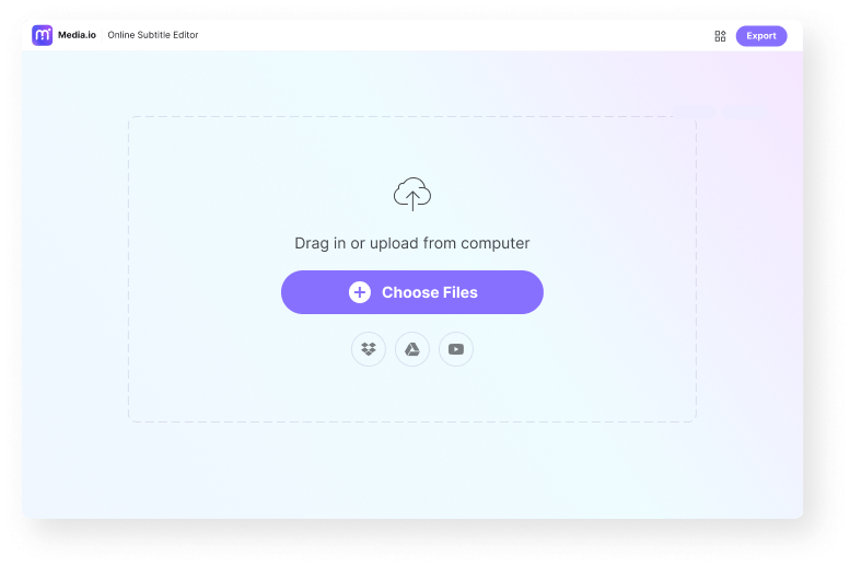 access media.io online sub editor
